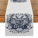 Axyaa Leaf Pattern Table Runner: Farmhouse Dining Decor for Party or Daily Use