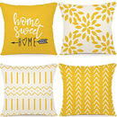Axyaa Soft Linen Cushion Cover 45x45cm Multi-color for Living Room Sofa