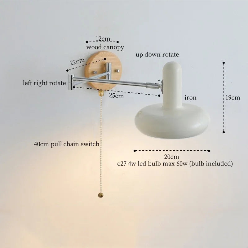 Axyaa Nordic LED Wall Lamp for Modern Home Decor