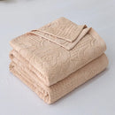 Axyaa Cotton Classic Vintage Towel Quilt Blanket - Adult Summer Air Conditioner Blanket