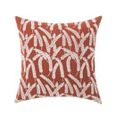 Axyaa Wheat Embroidery Cushion Cover, Soft Cozy Yellow Black Green Pillow Cover