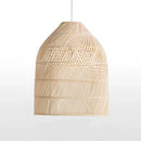 Axyaa Woven Rattan Pendant Chandelier E27 Fixture for Home and Restaurant