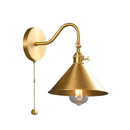Axyaa Indoor LED Wall Lights with Pull Chain Switch for Bedroom and Living Room