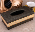 Luxury Leather Tissue Box Holder by Axyaa - Modern Bathroom & Car Napkin Storage