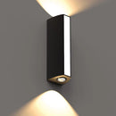Axyaa 12W Outdoor Wall Sconce, Waterproof Aluminum Garden Porch Terrace Balcony Lighting