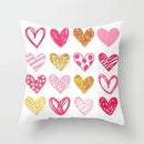 Axyaa Love Heart Cushion Cover for Living Room Sofa Valentine's Day Home Decor