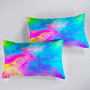Axyaa Tie Dye Hiphop Twin Comforter Set - Colorful 3-Piece Bedding with 2 Pillow Shams