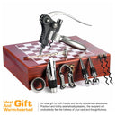 Axyaa Rabbit Head Bottle Opener Set in Chess Board Pattern Gift Box for Holiday Gifting
