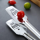 Axyaa Crown Hollow Stainless Steel Food Clip - Non-slip Kitchen Tongs