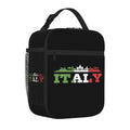 Axyaa Italy Lunch Bag: Insulated Oxford Thermal Lunch Box for School Work Picnic