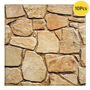 Axyaa 3D Faux Stone Peel and Stick Wall Panels - Decorative Self-adhesive Wall Tiles