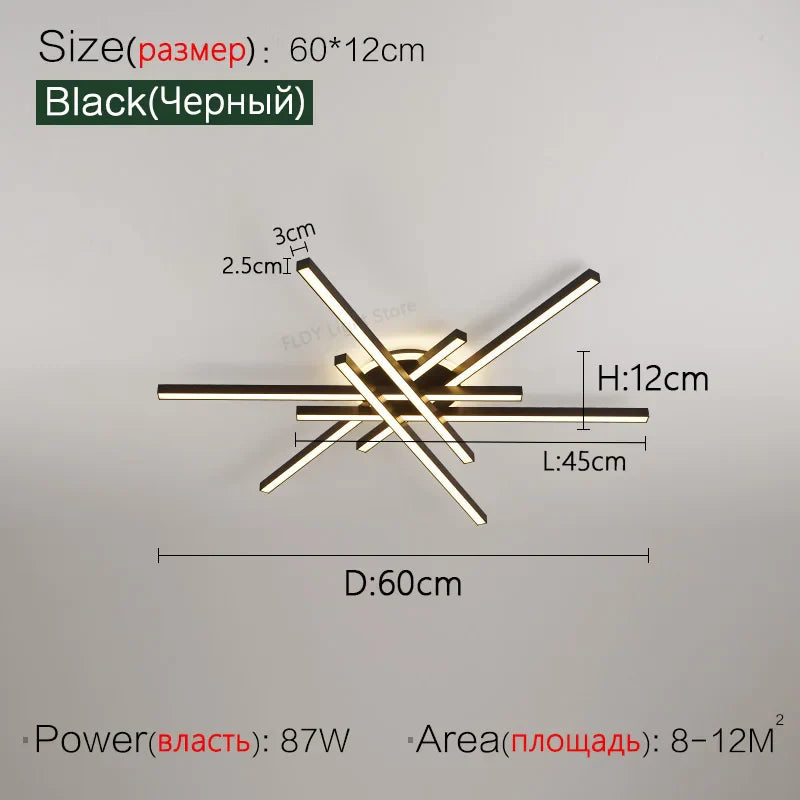 Nordic LED Ceiling Chandelier for Living Room Dining Bedroom - Axyaa