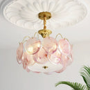 Axyaa Luxe Glass Pendant Light for Master Bedroom & Living Room