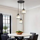 Axyaa Crystal Pendant Light for Kitchen Bedroom Living Room Chandelier