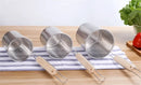 Axya Stainless Steel Chef Basket Strainer for Cooking and Frying