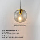 Axyaa Modern Glass Chandelier Bar Counter Restaurant Hanging Lights