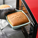Silicone Baking Tray Set for Household Oven by Axyaa: Easy Demold, Rectangular & Square Cake Mold