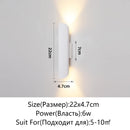 Axyaa LED Wall Lamp for Modern Indoor Home Gloss Lighting