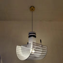 Axyaa Zebra Crossing Pendant Light - Nordic Design Black & White Stripes Décor
