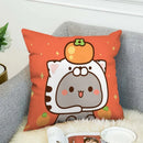 Axyaa Mochi Cat Luxury Cushion Cover Set for Sofa and Bed