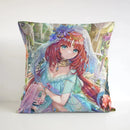 Axyaa Square Cushion Cover - Genshin Impact Pillowcase for Sofa Décor & Gifts
