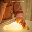 Axya Silicone Duck Night Light for Kids - Rechargeable Cute Bedroom Decor