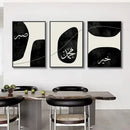 Islamic Arabic Calligraphy Canvas Paintings Black Abstract Wall Art Axyaa Bedroom Decor