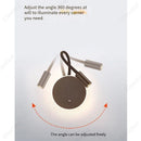 Axyaa LED Gooseneck Wall Lamp USB with Switch Bedroom Bedside Light