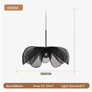 Axyaa Wabi Sabi Flower Chandelier French Fabric Pendant Light