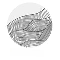Axyaa Plush Round Rug for Bedroom & Living Room - Soft, Fluffy, Modern Style
