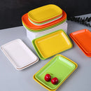 Axyaa Melamine Rectangular Noodle Plate for Hot Pot and Barbecue