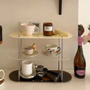 Axyaa 3 Tier Acrylic Countertop Storage Rack for Kitchen and Bathroom