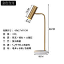 Nordic Marble Table Lamp Tricolor Light for Home Office Setup by Axyaa