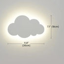 Axyaa Cartoon Cloud LED Wall Lamp for Children's Bedroom