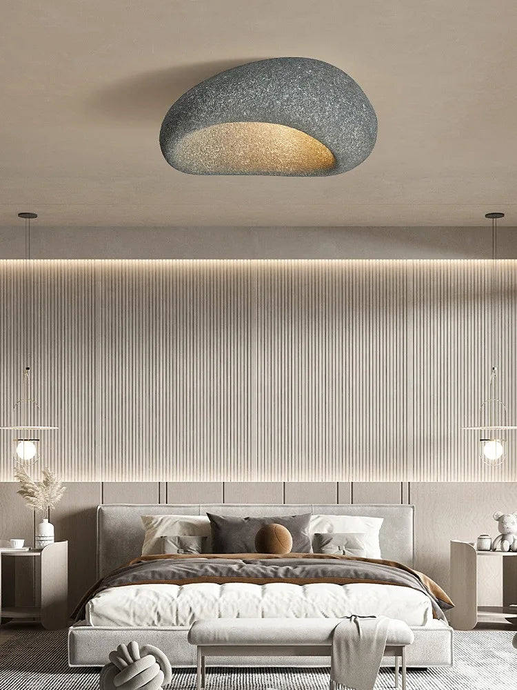 Nordic Style Wabi Sabi Ceiling Chandelier by Axyaa - Modern Art Deco LED E27 Light