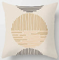 Axyaa Geometric Pattern Plush Cushion Cover for Home Decor 45x45cm