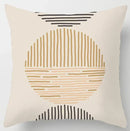 Axyaa Geometric Pattern Plush Cushion Cover for Home Decor 45x45cm