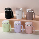 Axyaa Double Wall Insulated Stainless Steel Coffee Mug with Strainer