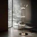 Axyaa Modern LED Pendant Light, Transparent Glass Lamps for Home and Dining Decor