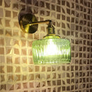 Axyaa Nordic Glass Wall Lamp with Rotary Switch - Minimalist LED Interior Lighting