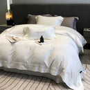 Axyaa Hollow-carved Queen Bedding Set in Lyocell with Cotton Sheets - High End Quality