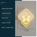 Axyaa Nordic Butterfly Wall Lamp LED Lighting for Restaurant Bedroom Home Decor