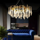 Axyaa Crystal Pendant Lamp for Living Room, Bedroom, Dining Room, and Bar Counter