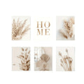 Autumn Harvest Pampas Grass Canvas Print Wall Art by Axyaa