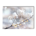 Snow House Nordic Canvas Wall Art by Axyaa for Living Room Decor