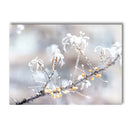 Snow House Nordic Canvas Wall Art by Axyaa for Living Room Decor