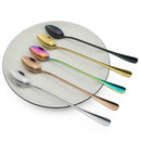 Axyaa Stainless Steel Long Handled Spoon Set