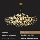 Copper ceiling lamp, crystal bedroom lamp, grand dining chandelier - Axyaa brand