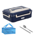 Axyaa Stainless Steel Electric Lunch Box Food Heater for Home & Car