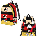 Axyaa Mickey Mouse Backpack for Kids | Kindergarten School Book Bag, Boy Girl Daypack